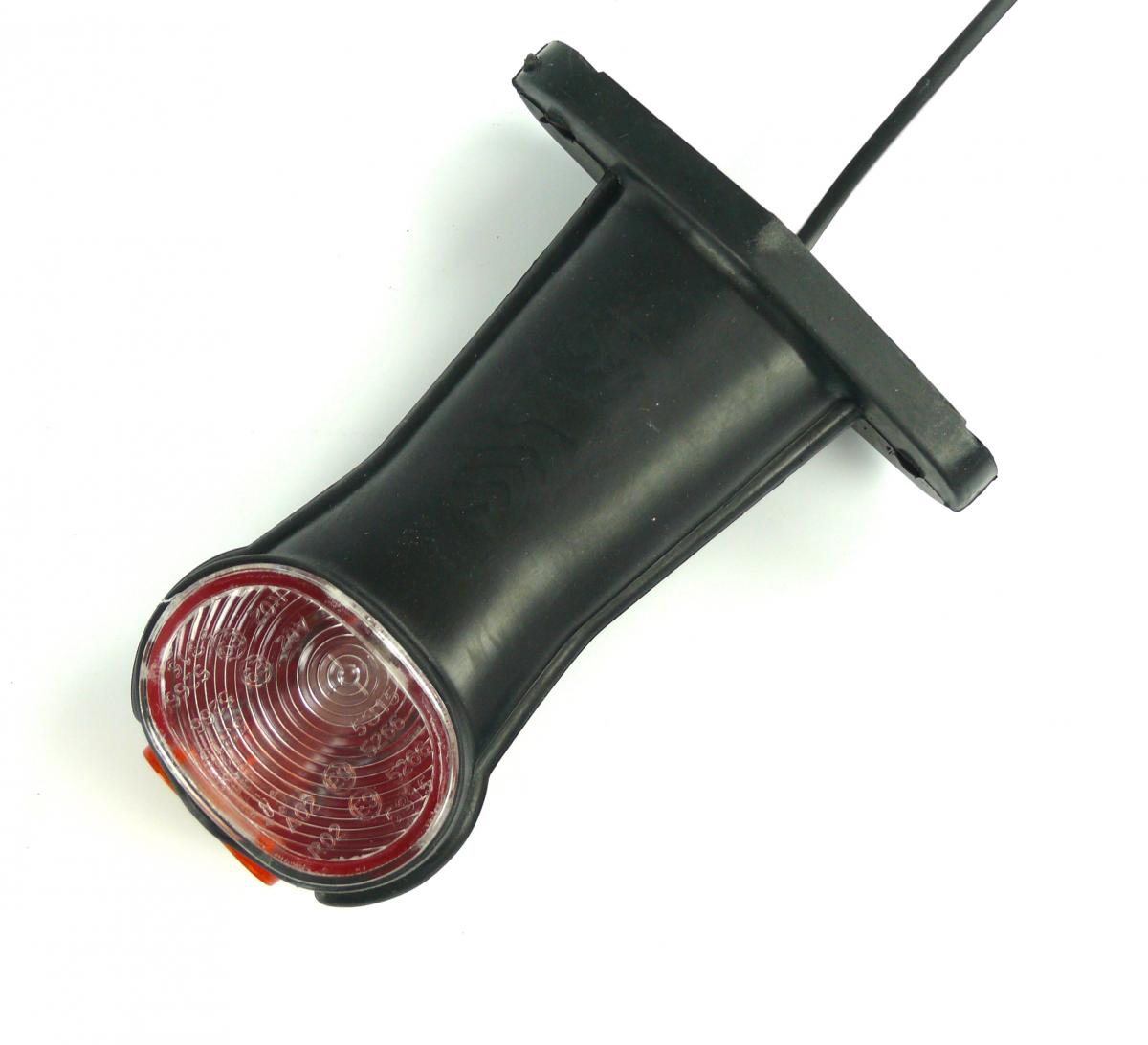 Aspöck Superpoint II Umrissleuchte konventionell links/rechts, 1.0m DC-Kabel rot/weiss/orange, 100x125