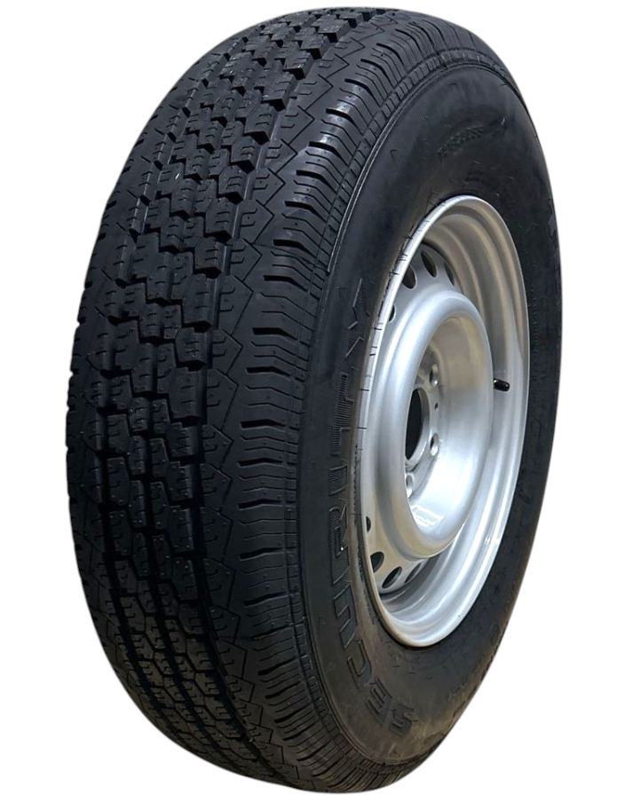 Komplett-Rad bis 100 km/h Reifen 195R14 C 8PR Security TR603, 108N, 5.5x14, 5/67/112, ET 30, Felge SSWL, VerglNr: 609855