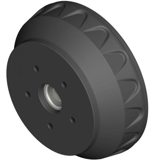 Bremstrommel 250x40, 5-Loch 112x5, Bauhöhe 100mm, für Knott inkl. Kompaktlager 39/72/37, Nachbau, VerglNr: 25655C02, 4608342EN