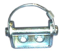 Böckchen und Bolzen mit Federbügel verzinkt, Bolzen: Ø 12 mm VerglNr: 008000232