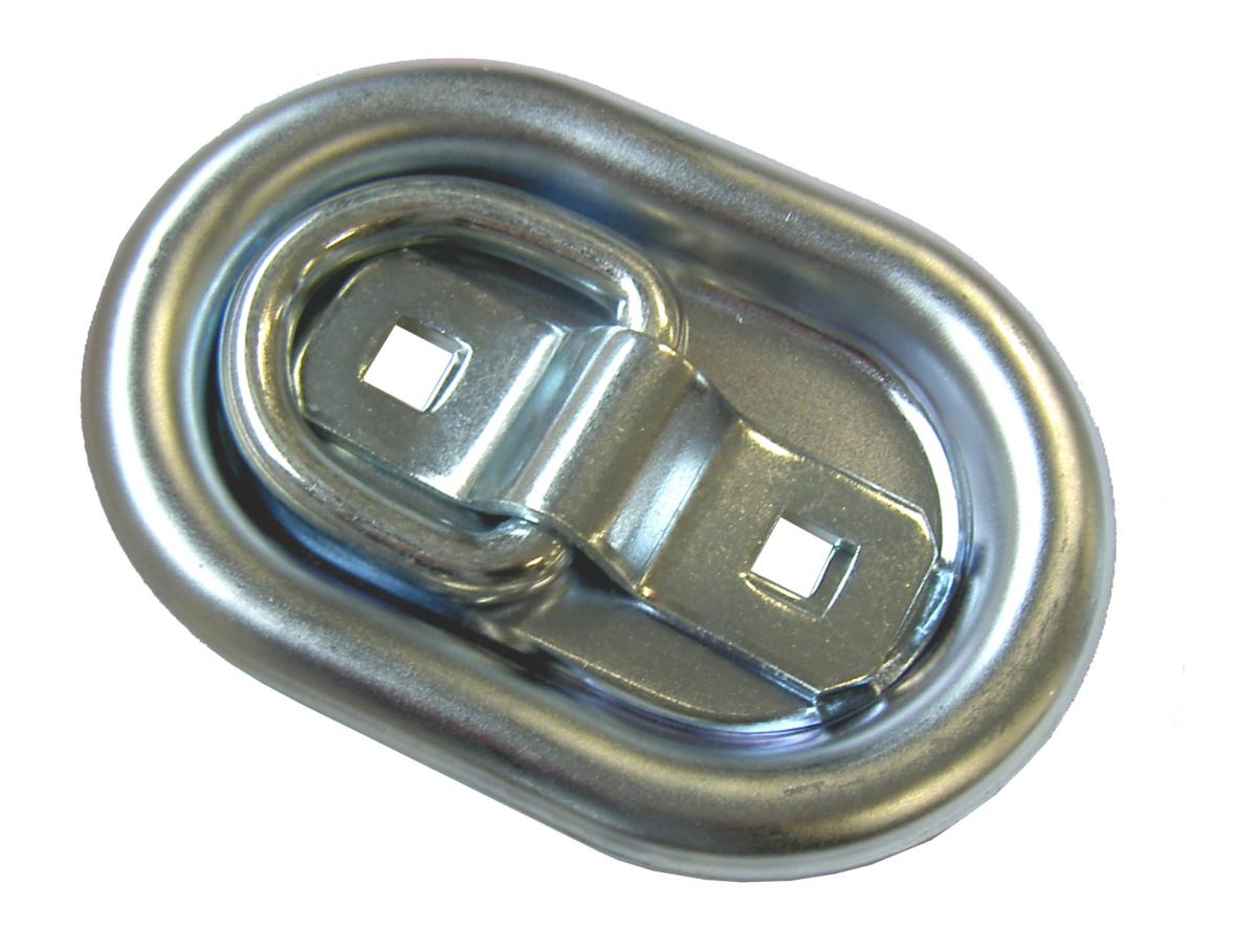 Zurrmulde, oval   800 daN 145 x 100 mm   Gr.1 Lochabstand 60mm, M10 VerglNr: 013003000