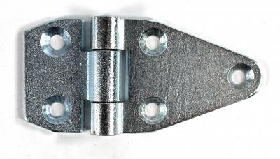 Scharnier verzinkt, verdeckt gerollt Flügel 70 / 35 mm, BH 50 mm