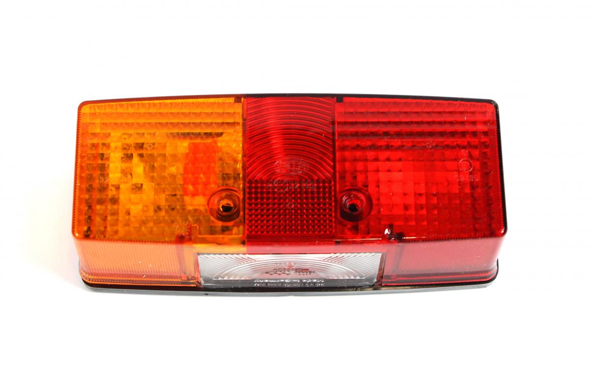 Hella Schlussleuchte BBSK 12V links 158x64x51, mit Gummitülle VerglNr: 2SE003184-011, 2SE.003.184.011