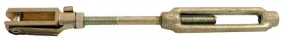 Kurzgestänge M 8 mit Spannschloss und Gabelkopf  VerglNr: 009000501