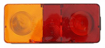 Schlussleuchte links 12/24V, 170x75x62, mit Gummitülle VerglNr: 2SD002582011, 2SD002582-011, 2SD.002.582.011