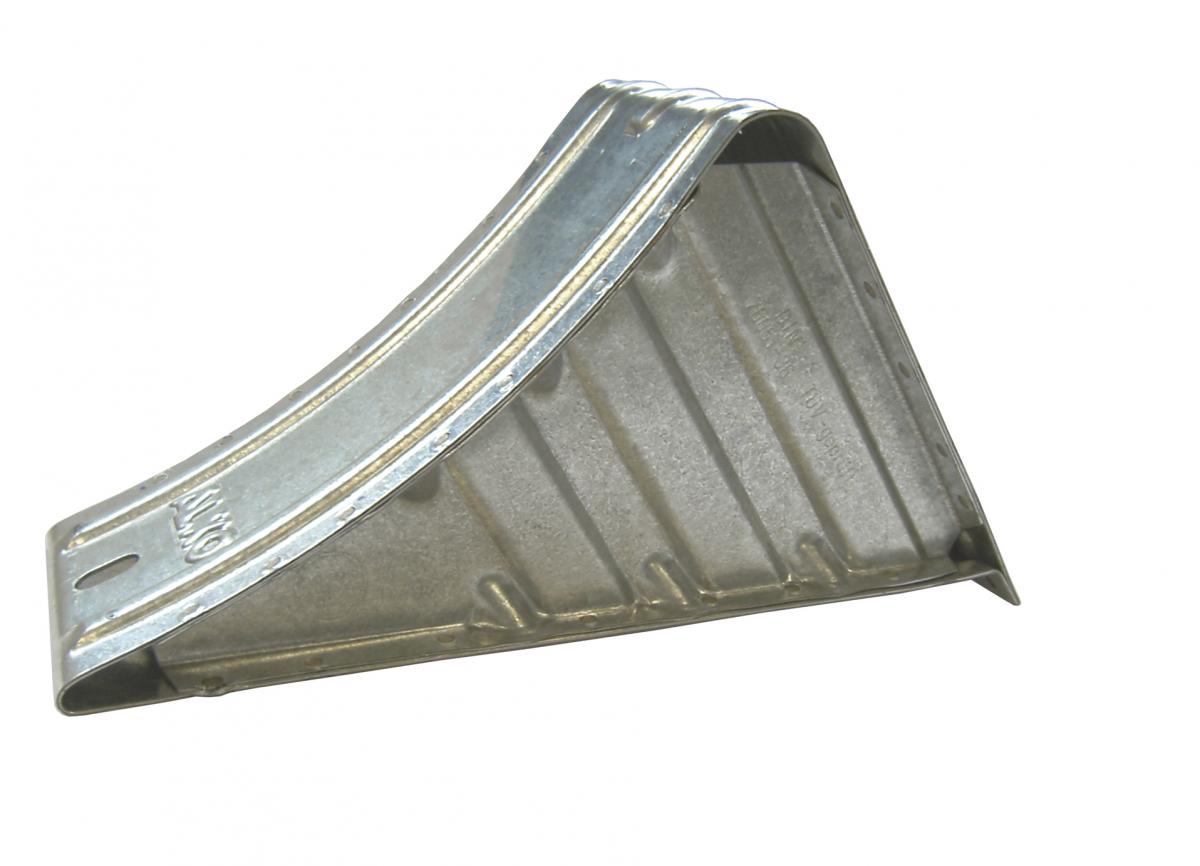 ALKO Unterlegkeil, Stahlblech verzinkt, Breite 120 mm, Länge: 300 mm, H: 160 mm, Radlast 1600 kg VerglNr: Radkeil Keil, 244373