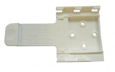 Halter für Unterlegkeil Kunststoff, weiss VerglNr: Radkeil Keil, 116155, 4803319X