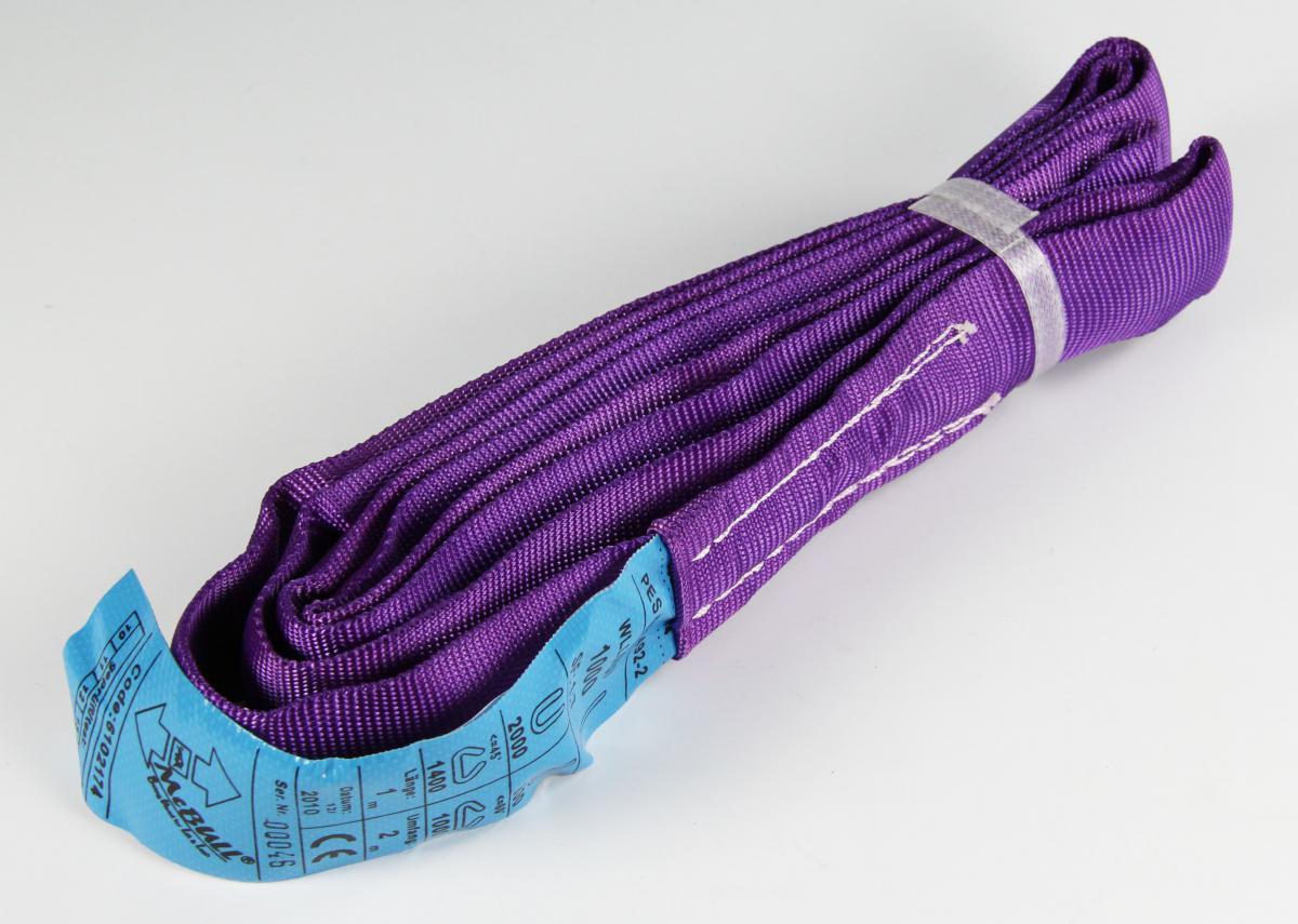 Rundschlinge violett 1 to, Umfangslänge 3 m VerglNr: 013000513