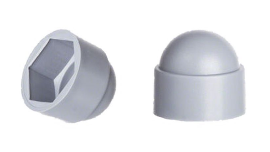 Sechskant-Schutzkappen für Schrauben M6 SW10 grau VerglNr: 003000412