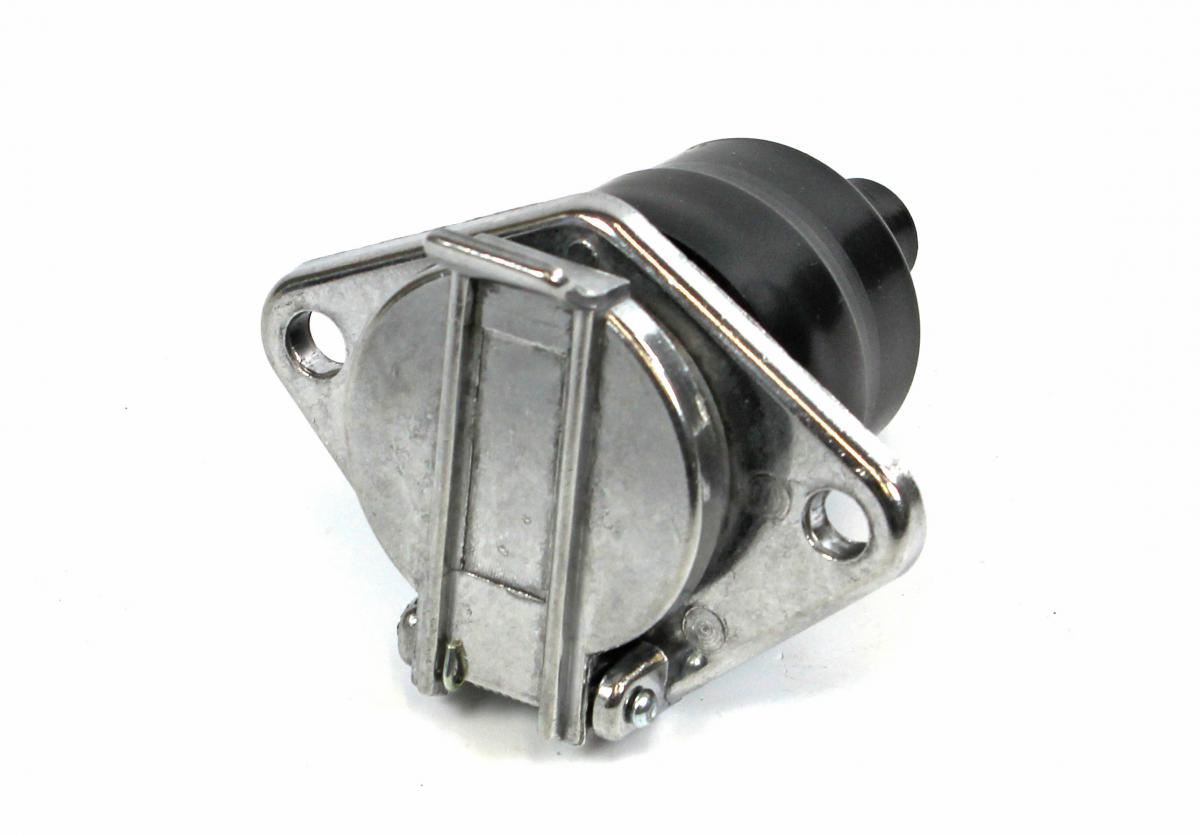 Steckdose, Alu 24 V, Typ S 7 pol. mit Schraubkontakt 