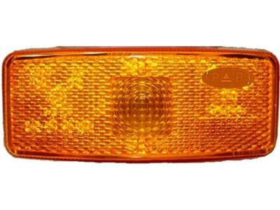 Seitenmarkierungsleuchte 12/24 V 110x46x26, Lochabstand 86mm, Proplast