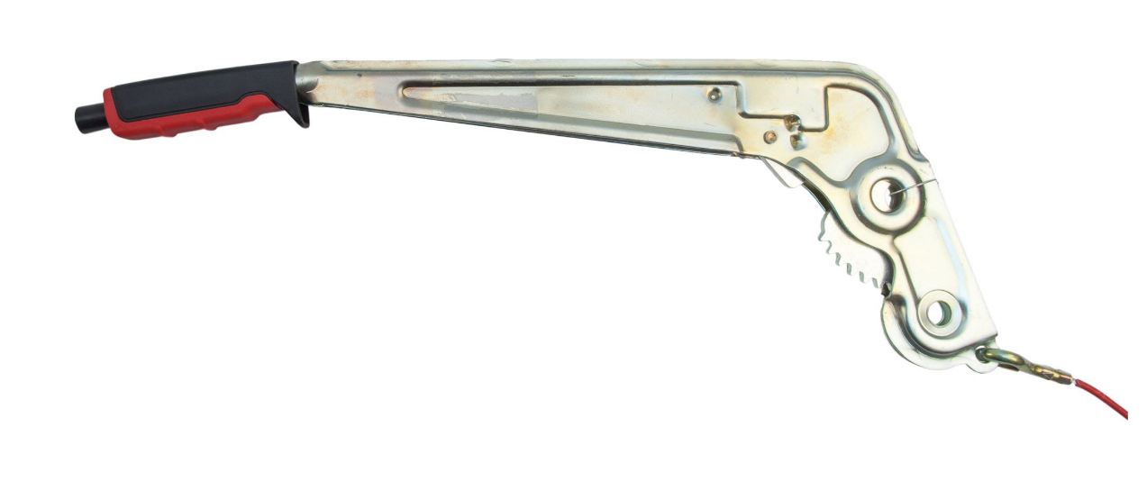 ALKO Handbremshebel, gerade Ausführung, L 310 mm, Bolzen Ø 16 mm, mit Zahnsegment VerglNr: 204549