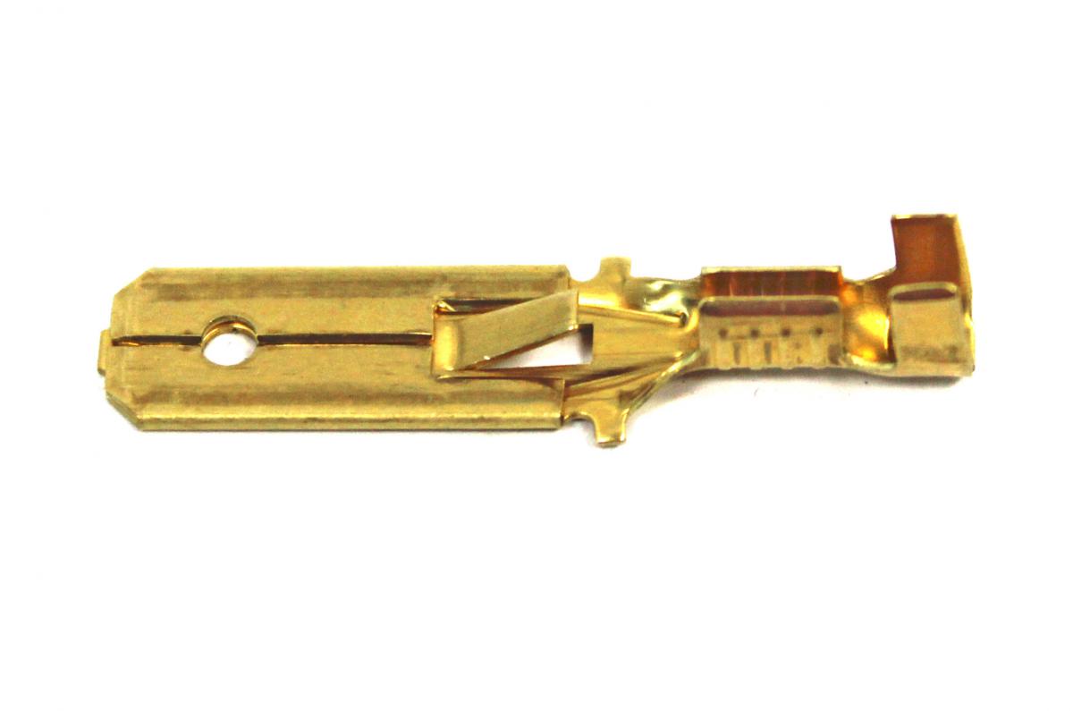 Flachstecker o Rastnase 6,3 1,5-2,5 mm -  VPE 100 St. 