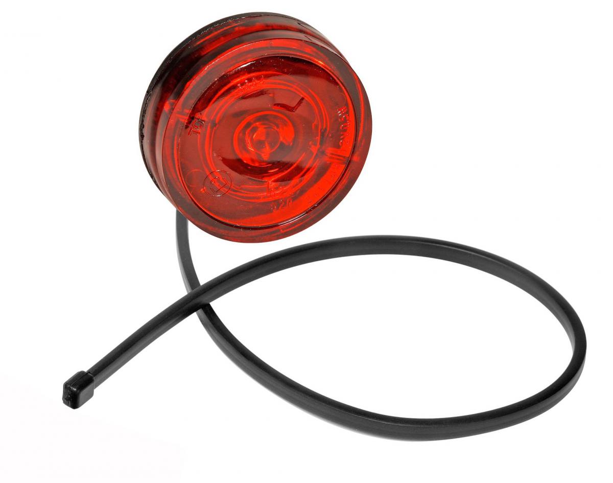 Aspöck Monopoint II Positionsleuchte rot, 0.5m DC-Kabel VerglNr: 31-6809-007