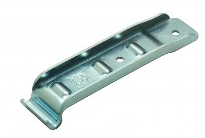 Gegenhalter gekröpft verzinkt für Spannverschluss, Gesamtlänge: 126 mm, Gesamtbreite: 30 mm VerglNr: 1860073, 74291421