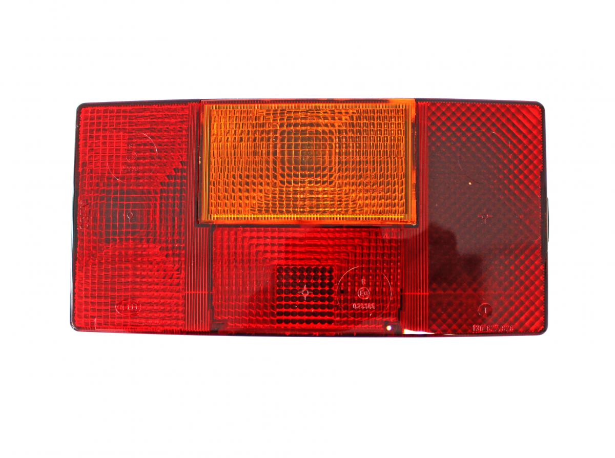 Hella Schlussleuchte BBS 12/24V, rechts ohne Nebelschlusslicht, 210x108x66, mit Gummitülle VerglNr: 014000642, 2SD.006.040.141, 2SD006040-141