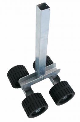 Feststütze mit Vierkant- Rohr 40 x 40 x 400 mm 