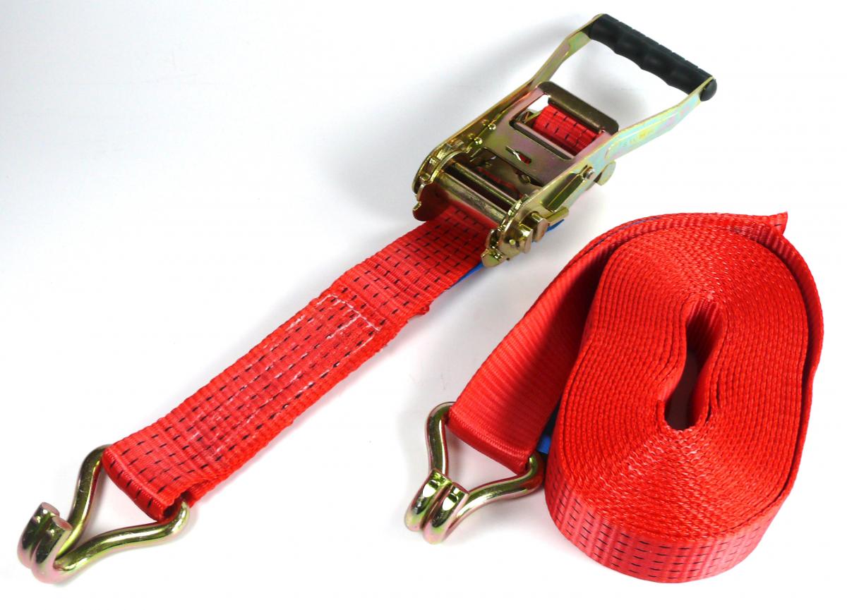 Zurrgurt 2500 daN, Breite50mm FE 0,5m,  LE 7,5m, Drahthaken VerglNr: ZG5050080DSH