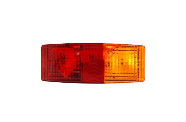 Schlussleuchte Jokon 12 Volt, BBS(K) 516 R, rechts 158x64x52, mit/ohne Kennzeichenfenster, Lochabst. 98mm, Gummitülle VerglNr: 014000807, 106014121