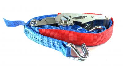 Zurrgurt 1500 daN, Breite 35mm FE 0,25m, LE2,0m, Drahthaken 