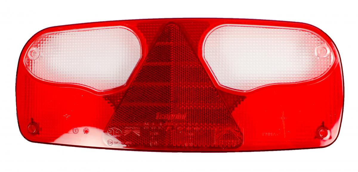 Aspöck Lichtscheibe Ecopoint li/re Hersteller Proplast, 24V 343x139 VerglNr: 40.246.112, 188522002, 18-8522-002