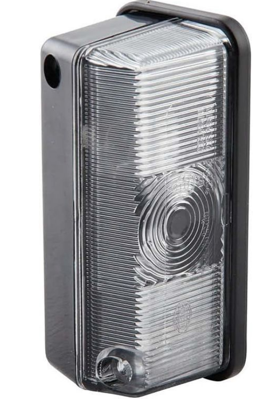 Umrissleuchte Hella weiss/schwarz mit Pendel 116x42x43 VerglNr: 2XS005020-077