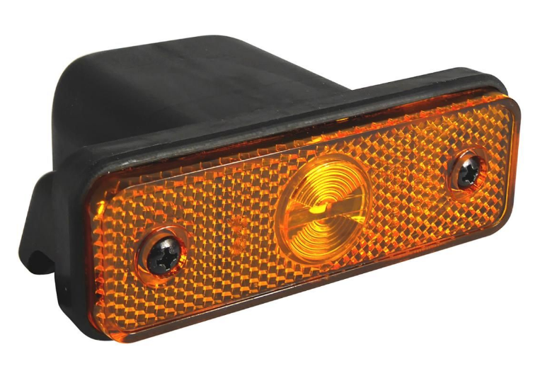 Aspöck Flatpoint I Seitenmarkierungsleuchte LED, 24 V, 0,5m, P&R, Einbauversion