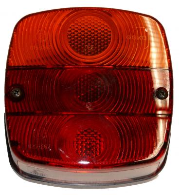 Dreikammerleuchte BBSK, Geka 120x120x55 VerglNr: 014000911