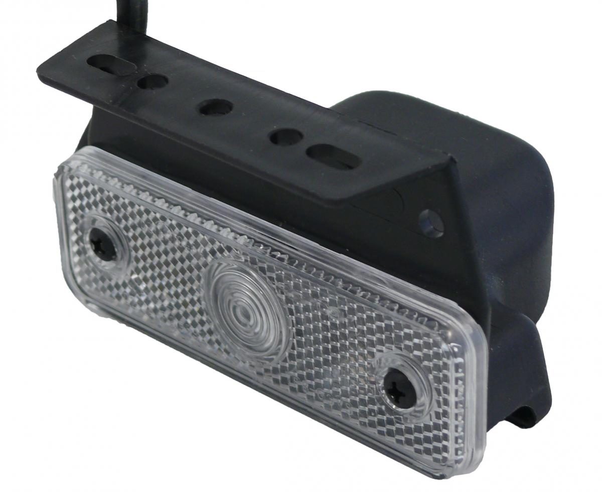 Aspöck Sidepoint I Positionsleuchte weiss, 0.5m DC Kabel