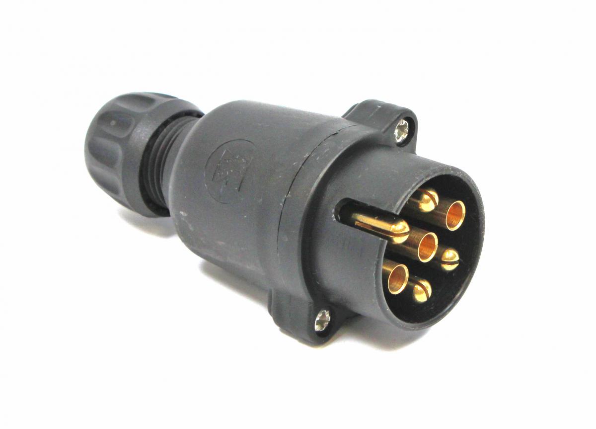 Stecker, 7-polig, Kunststoff 12 V, Schraubanschluss 