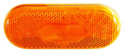 Seitenmarkierungsleuchte Jokon gelb 12 Volt, SMLR 2000 110x45x7.5, integrierter Rückstrahler, Lochabst. 70mm VerglNr: 12.1001.001