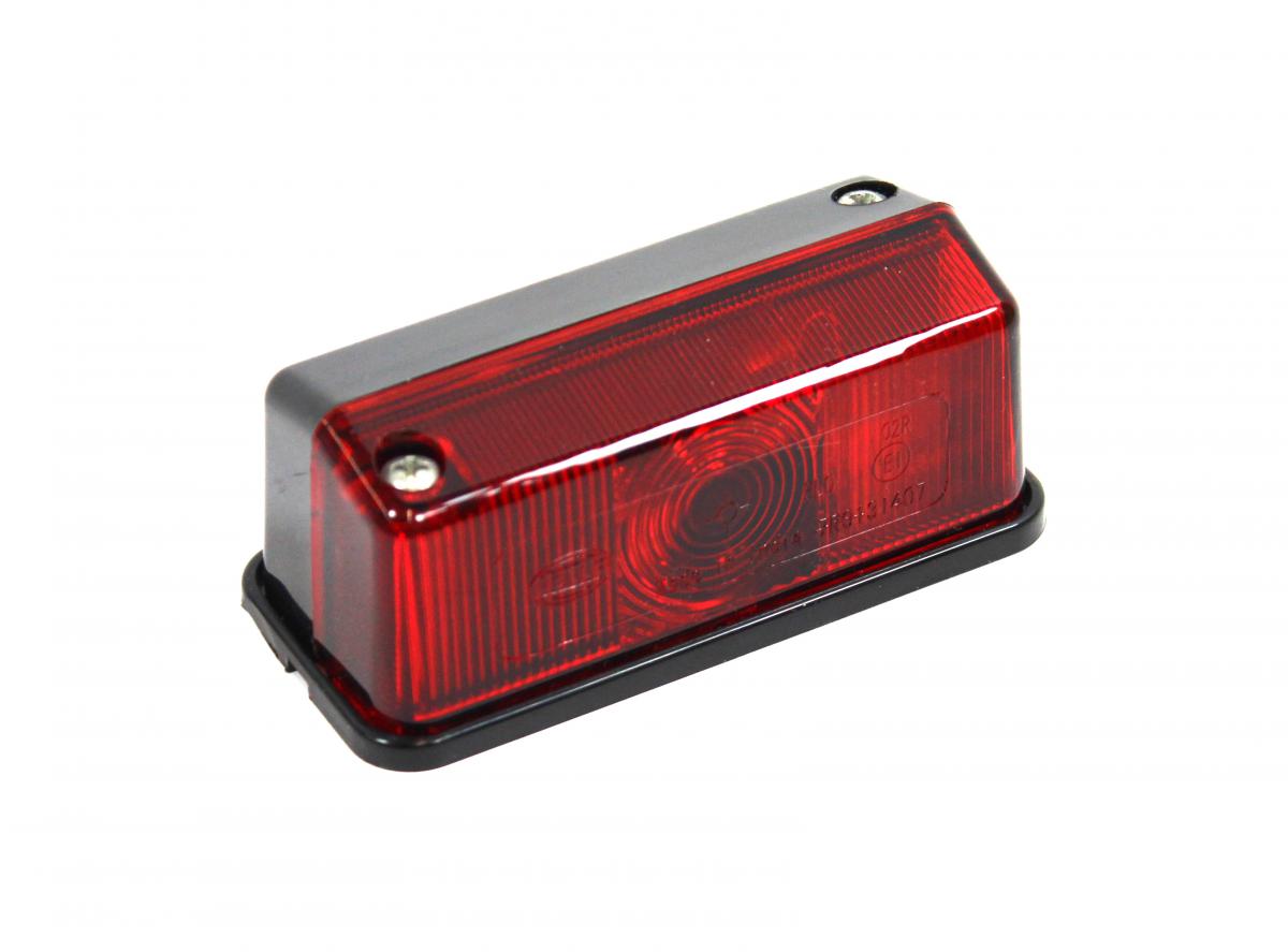 Umrissleuchte schwarz/rot 12/24V, 92x42x37 VerglNr: 2XS005020-041