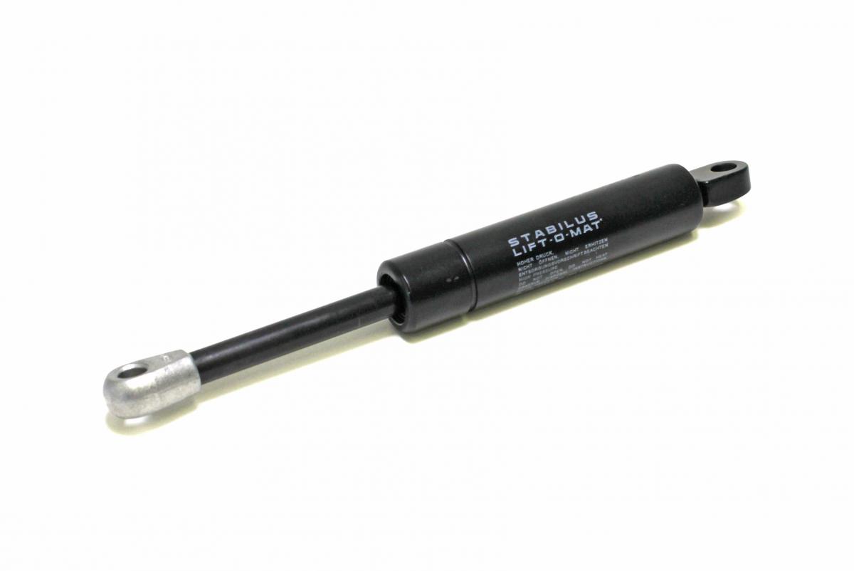 Gasfeder GF 10/22 WAP, C= Hub 45 mm, A= Länge 125 mm, Mitte Augen 160 mm, Bohrung Auge 8 mm, Ausschubkraft 1400 N
