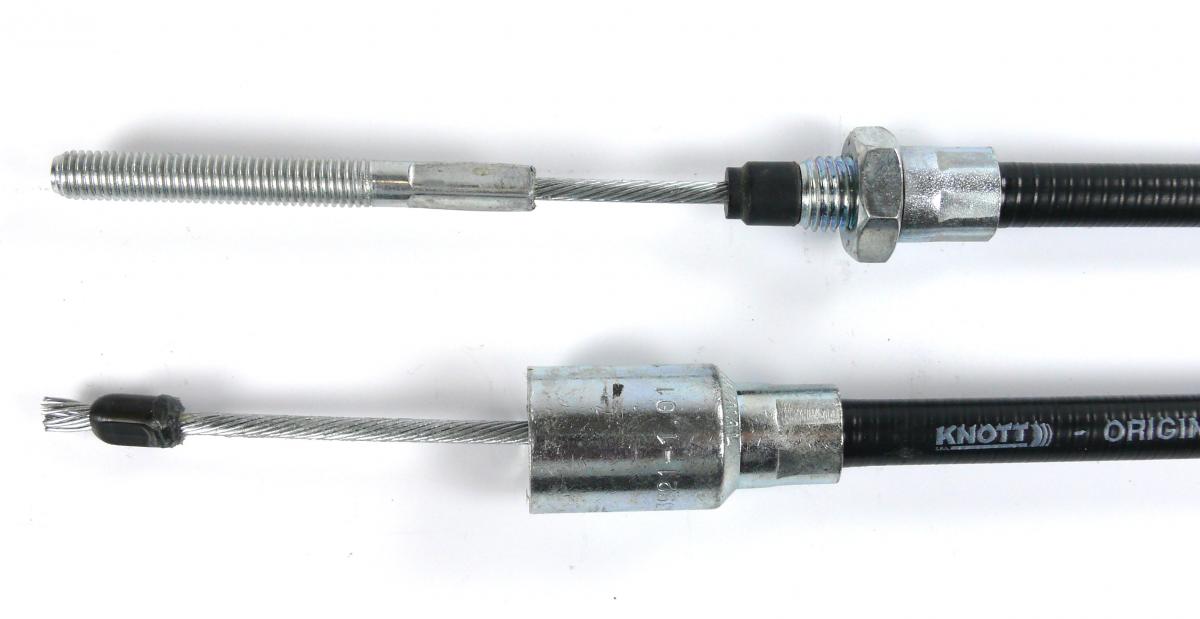 KNOTT Bowdenz. 1385/1640Glocke 19mm, Auf. am Seil Gewinde M8