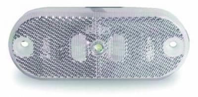 Positionsleuchte Jokon LED weiss PLR 2002, 12 V, 110x45x13, Kabel 0.1m, Lochabstand 90mm VerglNr: 11.1010.100