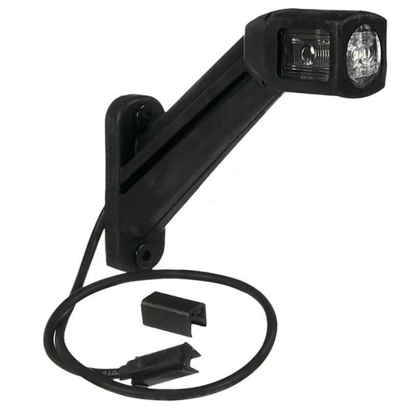 Hella Umrissleuchte LED 12/24V mit SML, rechts, GGVS 177x160, rot/weiss/orange, Kabel 0.15m mit Flachsteckanschl. 6.3mm VerglNr. 2XS011744-161