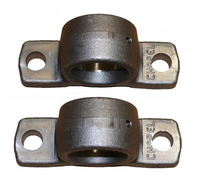 Chapel Lagerbockpaar Ø 40 mm zum Anschrauben 