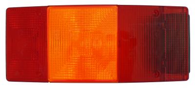 Lichtscheibe Hella links/rechts BBSNK passend zu 2SE007547011/...021, 246x108x50, NSL, KZL seitlich VerglNr: 9EL147096001, 9EL.147.096.001, 9EL147096-001