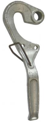 Hebel rechts lose, verzinkt für Pendelverschluss 3054701 + 3054801 Gesamtlänge: 210 mm, Länge Drehpunkt bis UK Griff ca. 180 mm VerglNr: 008000137