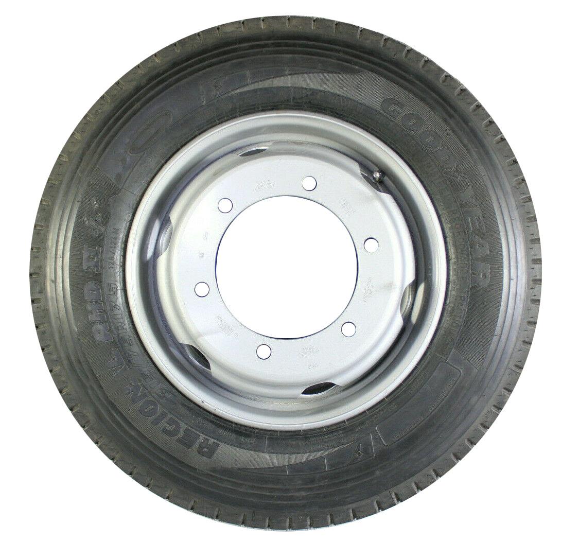 Komplett-Rad, Reifen 205/65 R17.5, Regio Pro STR 2 MAX 132/130 J, Stahlfelge 6.00x17.5, ALV, Silber RAL9006, 6/161/205, A2, Ø21.5mm, BZ, ET 0