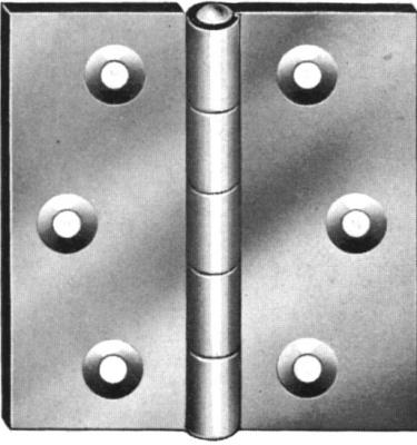 Türscharnier, Nirosta Länge 25 / 25 mm