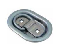 Zurrmulde Gr.0,doppelseitig, 104 x 70, 350 daN, Edelstahl