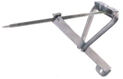 ALKO Ausdrehstütze, verzinkt für Alko System-Chassis, Tragfähigkeit 800kg Lochbild 190 mm, VerglNr: 205808