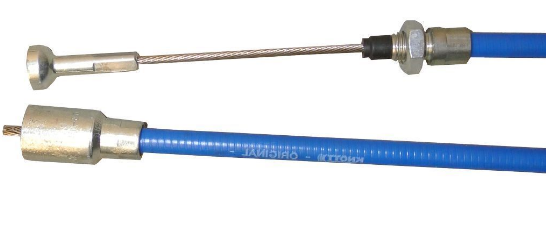 KNOTT Bowdenz. 1030/1220, Nirosta Glocke 19mm,  Ausf. am Seil Pilz VerglNr: 980207.11