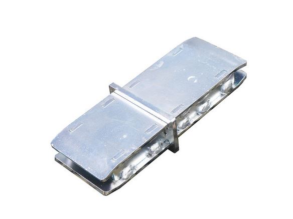 Übergangs-Steckfuss für Alu Eckrunge/Rungentasche,l 60 x 30 mm, Version Humbaur, VerglNr.: 700.00161