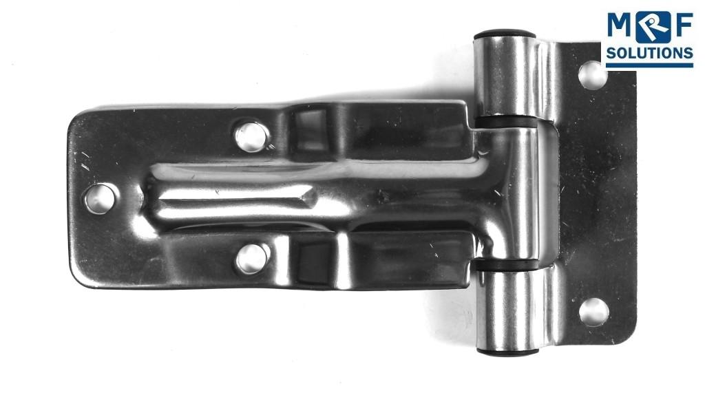 MRF Seitentürscharnier klein INOX VerglNr: 401410202