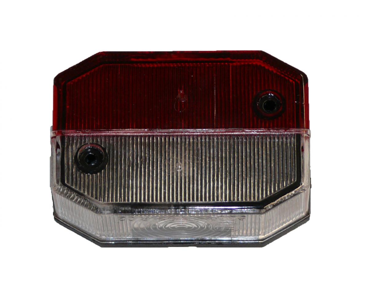 Aspöck Flexipoint I Umrissleuchte rot/weiss 65x44x23 VerglNr: 014000353