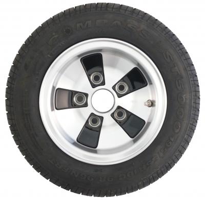 Alu-Komplett-Rad bis 100 km/h Reifen 195/55 R 10 C 