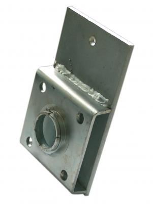 Simol Flansch f. Stützfuss, vz., für 5055135 + 5055136