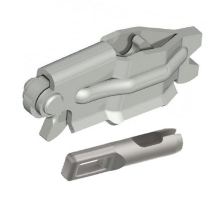 Knott Spreizschloss-Set, Bremse 200x30/200x50/250x40, 1 x 3234002 Spreizschloss, 1 x 3234038 Einhängeöse
